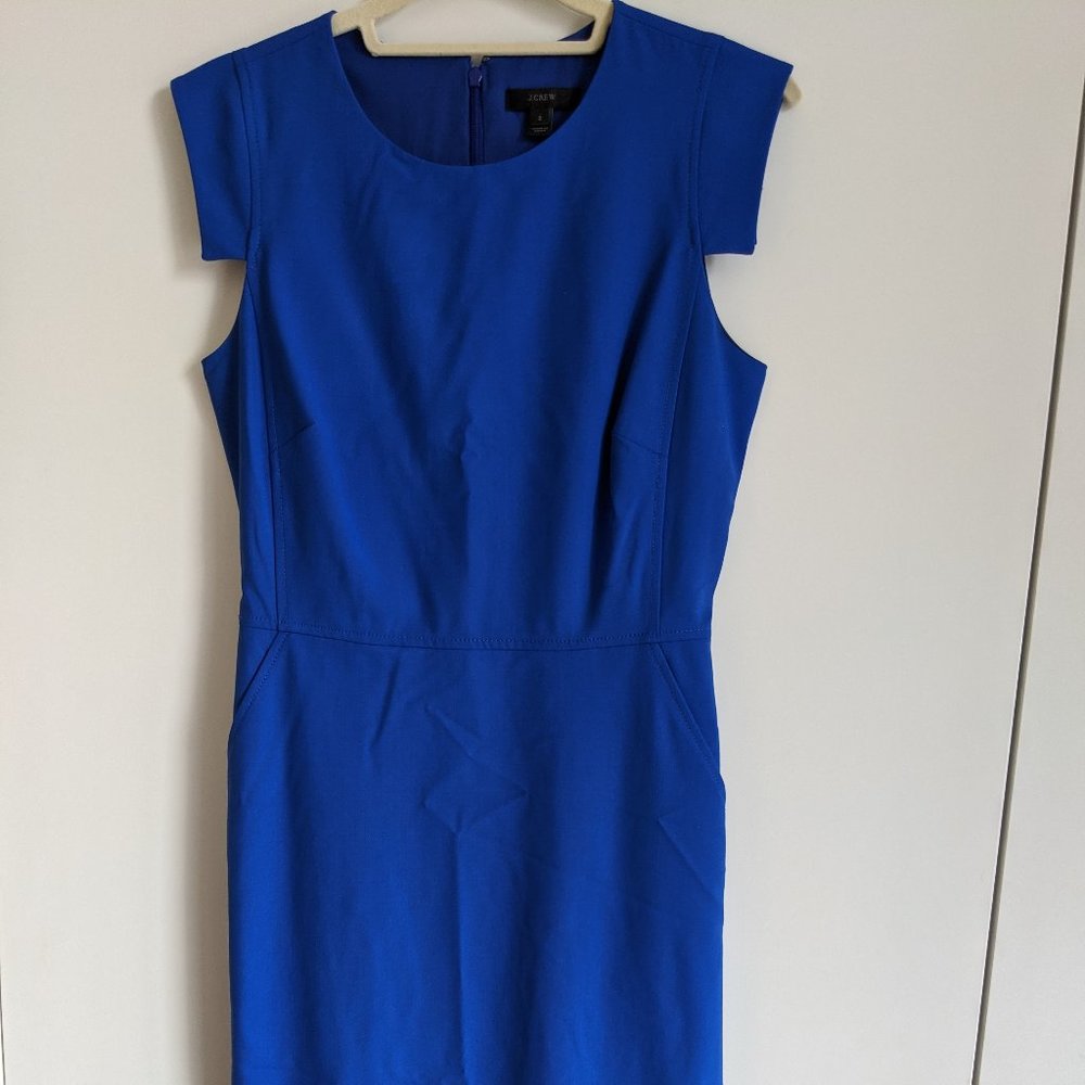 J. Crew Blue Dress